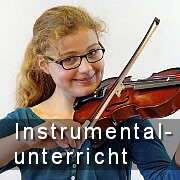Schülerfoto Violinschülerin, Musikschule Darmstadt-Dieburg e.V.